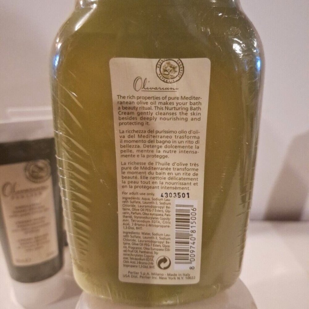 Olivarium Perlier Bath & Shower Cream Lot Includes Olive Oil-Enriched Products - Picture 7 of 11